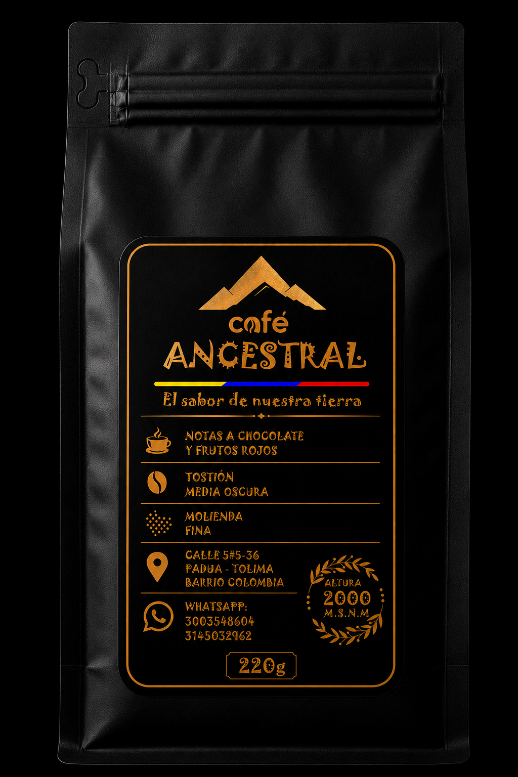 Café Ancestral Origen — Granos selectos de alta montaña